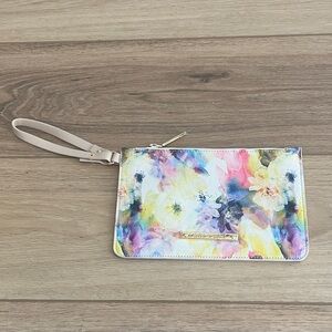 Betsy Johnson Floral Wristlet Clutch